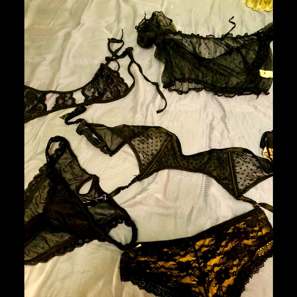 Bundle 5 for 25 bombshell black lingerie combo!